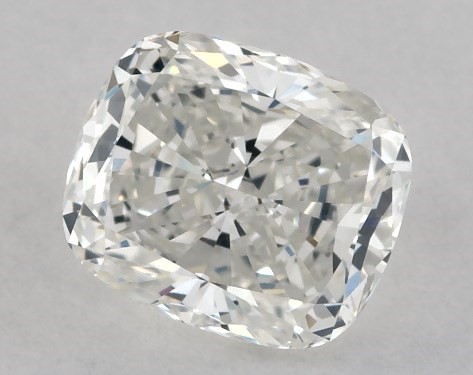 GIA 1.00 Carat H-SI1 Very Good Cut Cushion Modified Natural Diamond